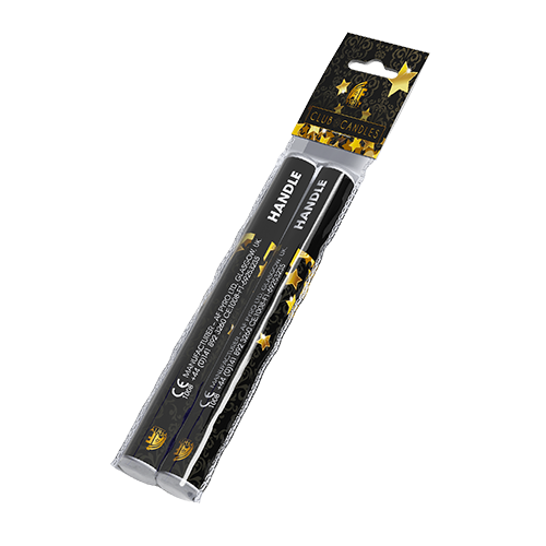 Ice Fountains Gold Star Handheld (Pack of 2)