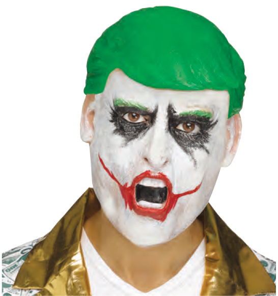 Combover Clown Adult Mask
