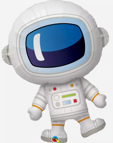 Spaceman Shaped Foil Balloon 94cm