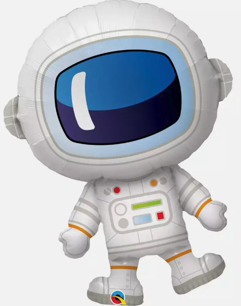 Spaceman Shaped Foil Balloon 94cm