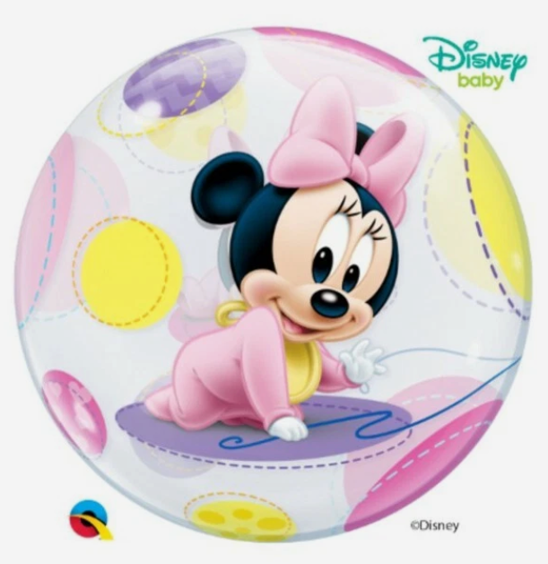 QUALATEX DECO BUBBLES BABY MINNIE BALLOON 56 CM