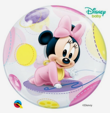 QUALATEX DECO BUBBLES BABY MINNIE BALLOON 56 CM