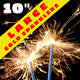 Sparklers 10" Gold