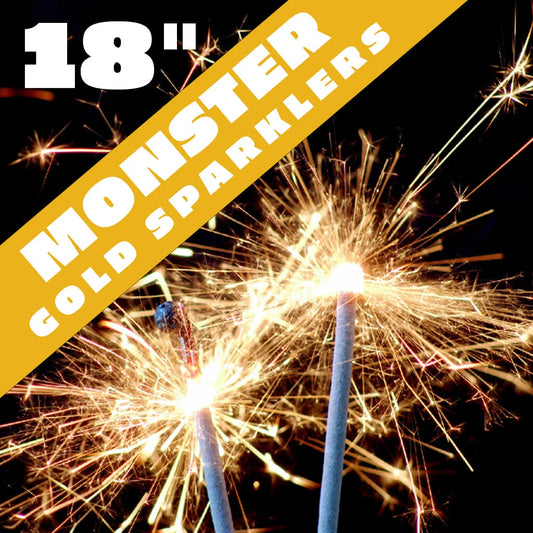 Sparklers 18" Gold
