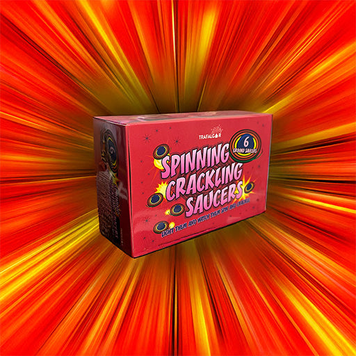 Spinning Crackling Saucers