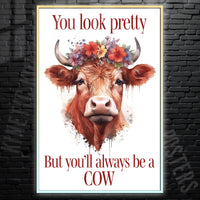 You Still Be A Cow Poster Wall Art, Modern Home Decor, Digital Print - image 3
