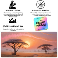 Sunset on the Serengeti Desk Pad Mouse Mat 90x40cm - image 5