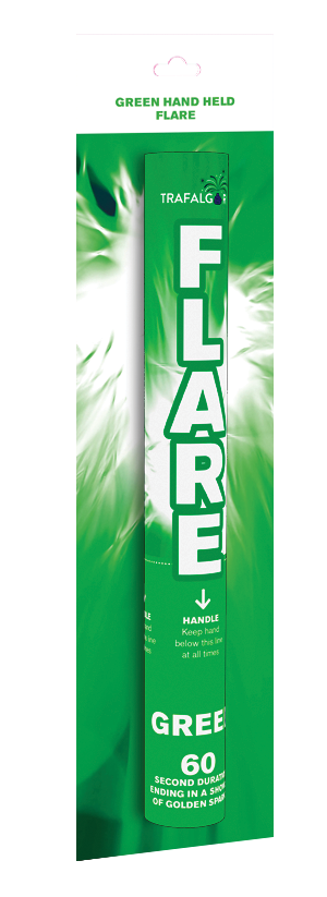 Green Handheld Flare