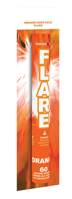 Orange Handheld Flare
