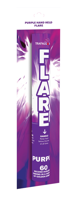 Purple Handheld Flare