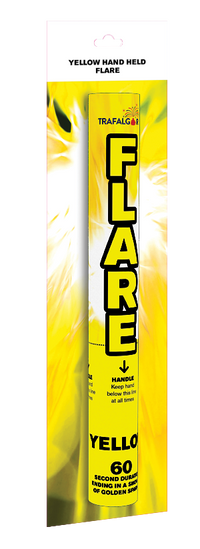Yellow Handheld Flare