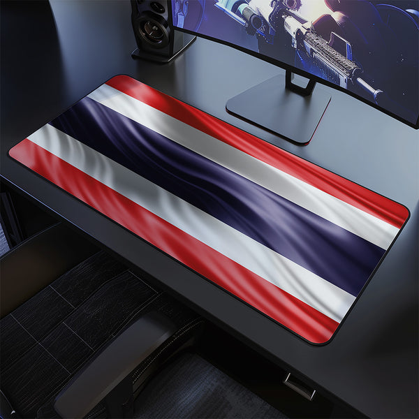 Thai Flag Desk Pad Mouse Mat 90x40cm - image 1