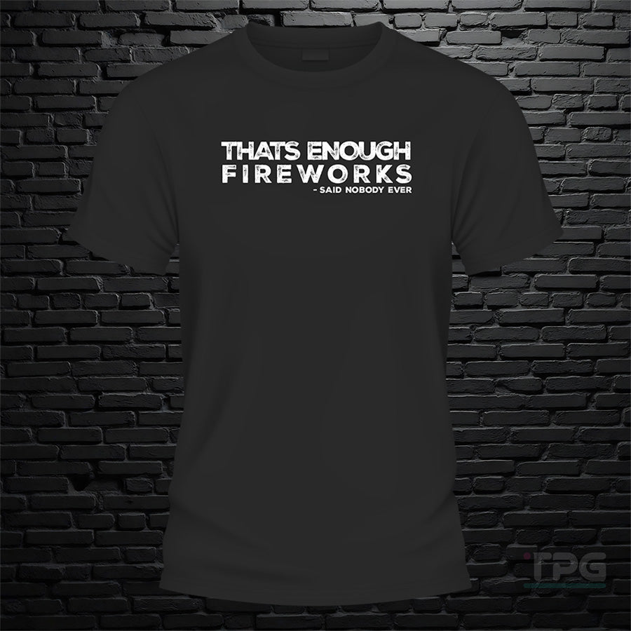 Thats Enough Fireworks - image 1