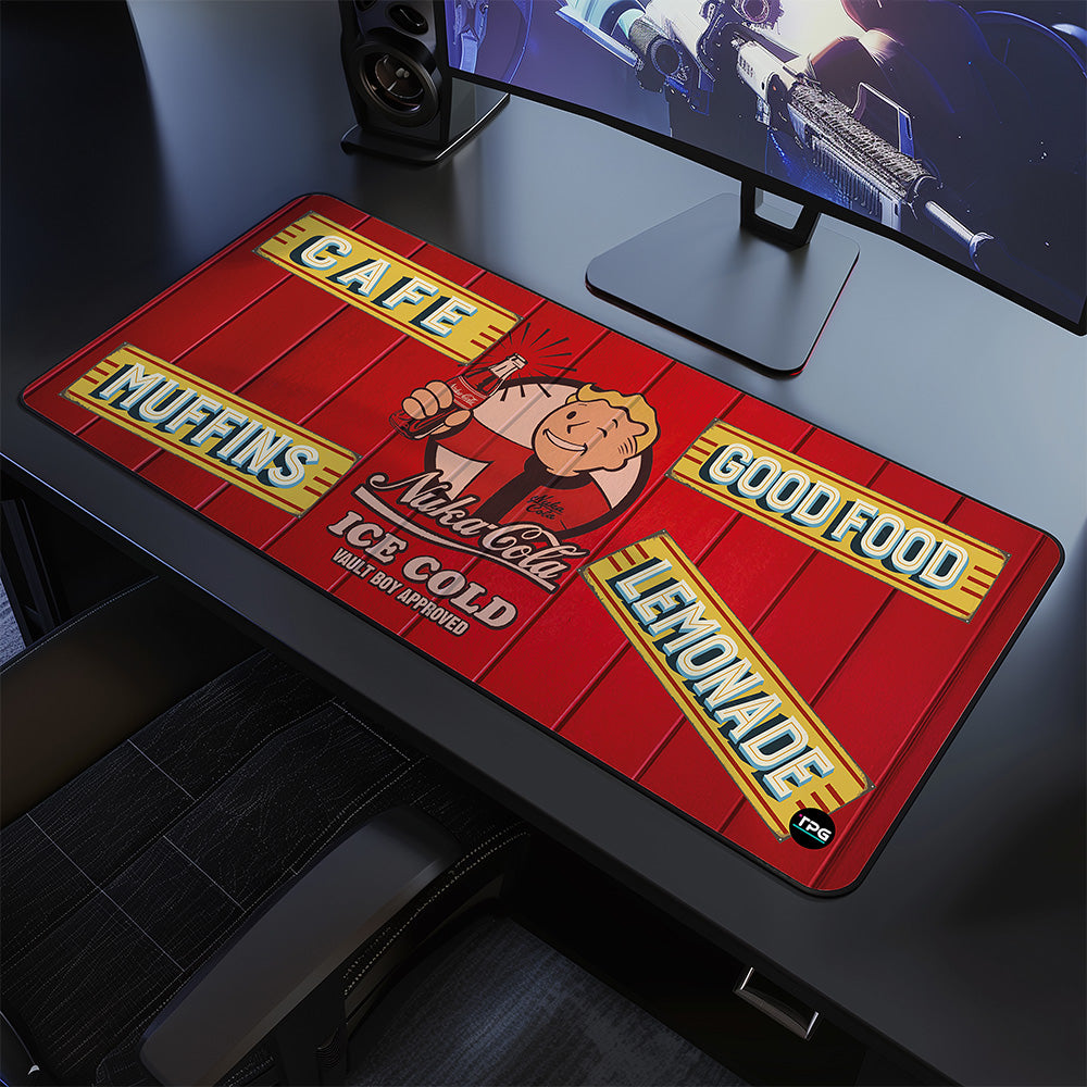 Vault Boy Cola Desk Pad Mouse Mat 90x40cm - image 1