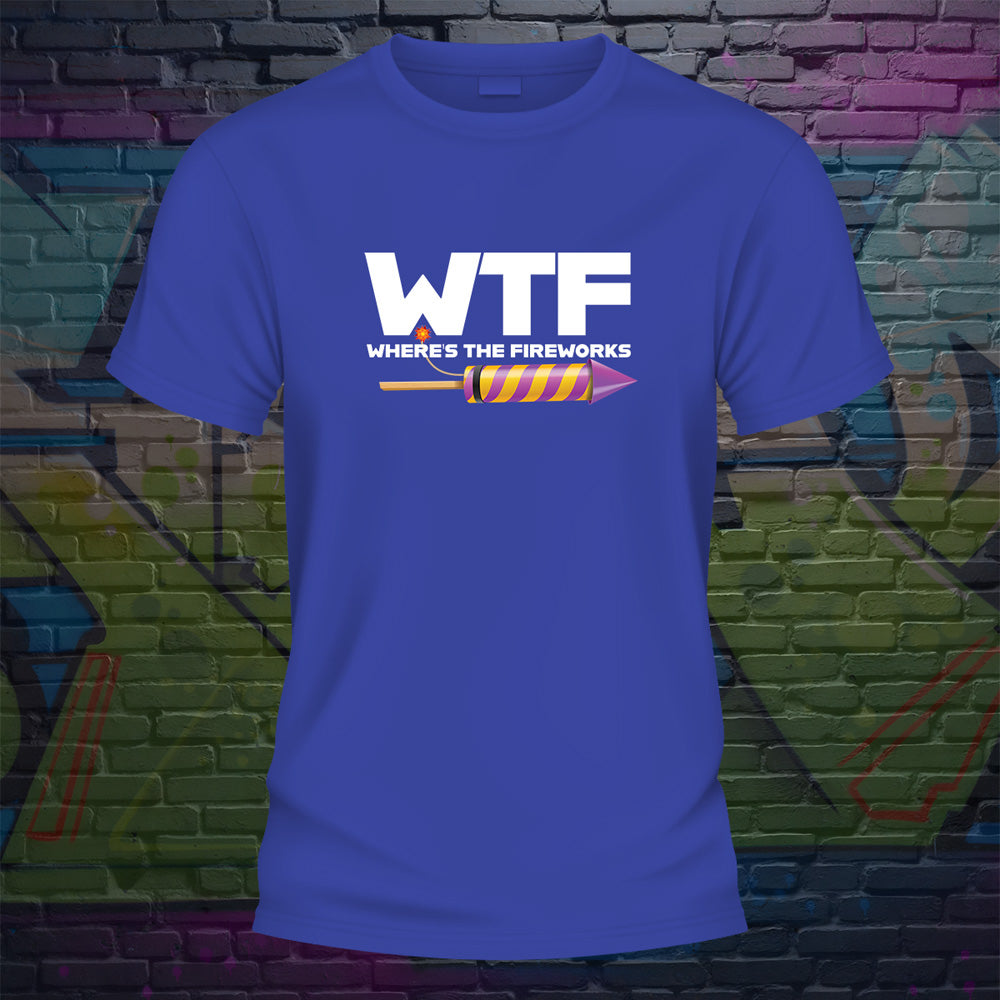 WTF Fireworks Tshirt - image 4