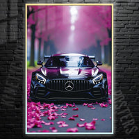 Woodland Mercedes Benz Poster Wall Art, Car Photography, Modern Home Decor - image 3