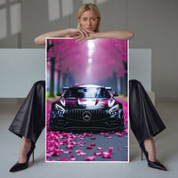 Woodland Mercedes Benz Poster Wall Art, Car Photography, Modern Home Decor - image 4