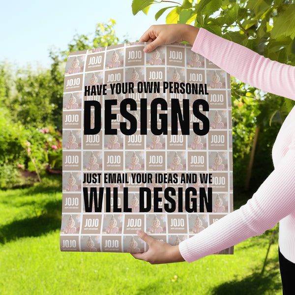 Custom Gift Wrap, Wrapping Paper , Your Ideas , Eco-Friendly