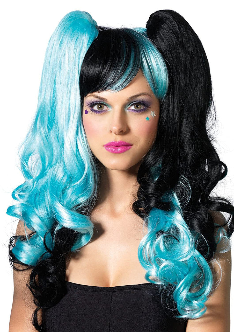 Leg Avenue Split Long Curly Wig