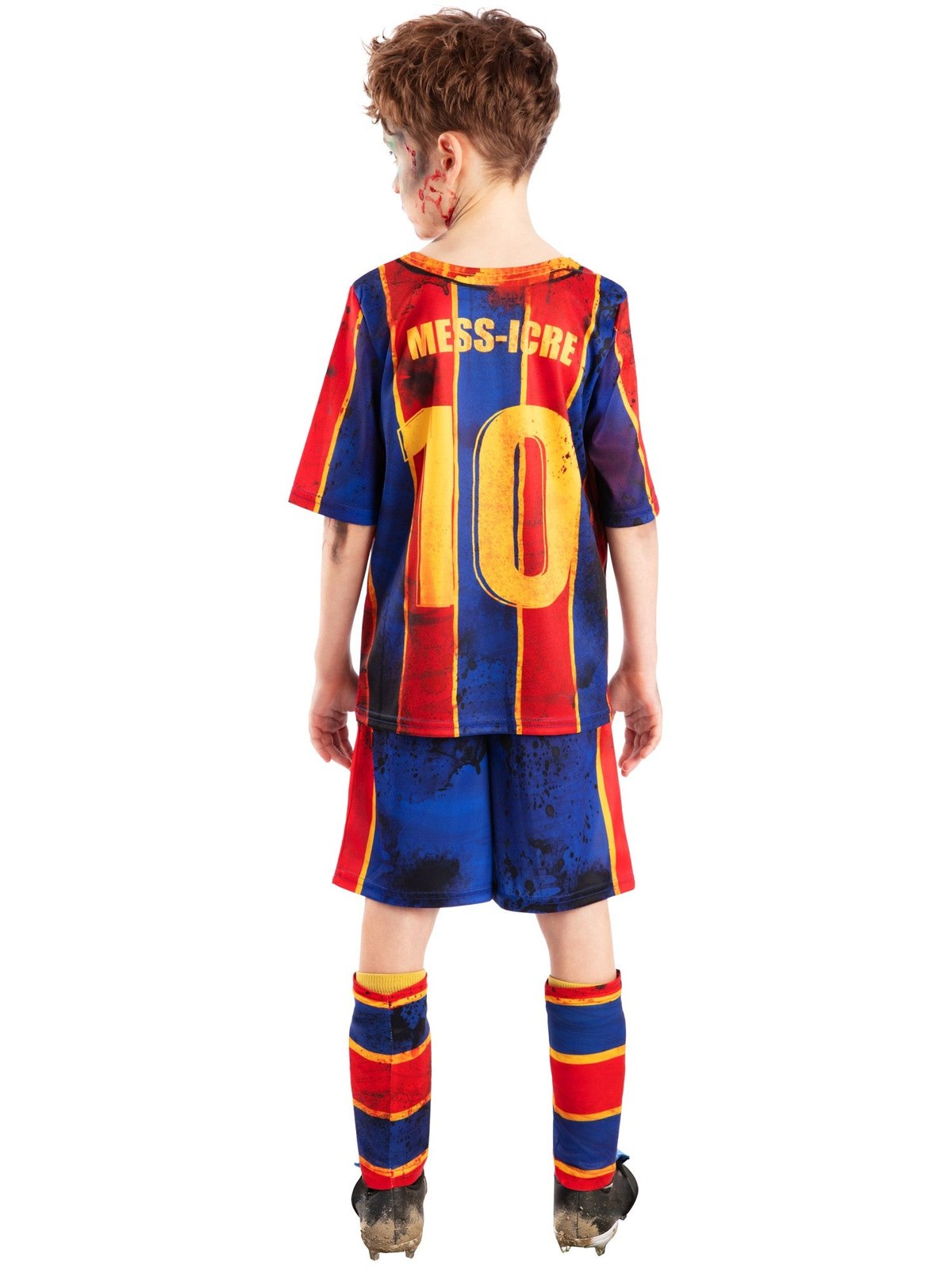 Zombie Mess-icre child costume, other side view