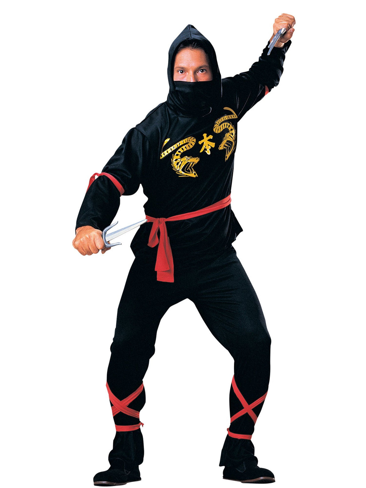 Black Ninja Adult Costume - image 1