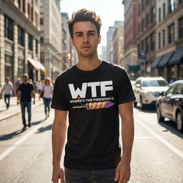 WTF Fireworks Tshirt - image 1