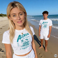 Relaxing Aloha Design T-Shirt – Classic Fit Heavyweight Cotton Tee - image 7