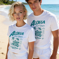 Relaxing Aloha Design T-Shirt – Classic Fit Heavyweight Cotton Tee - image 8