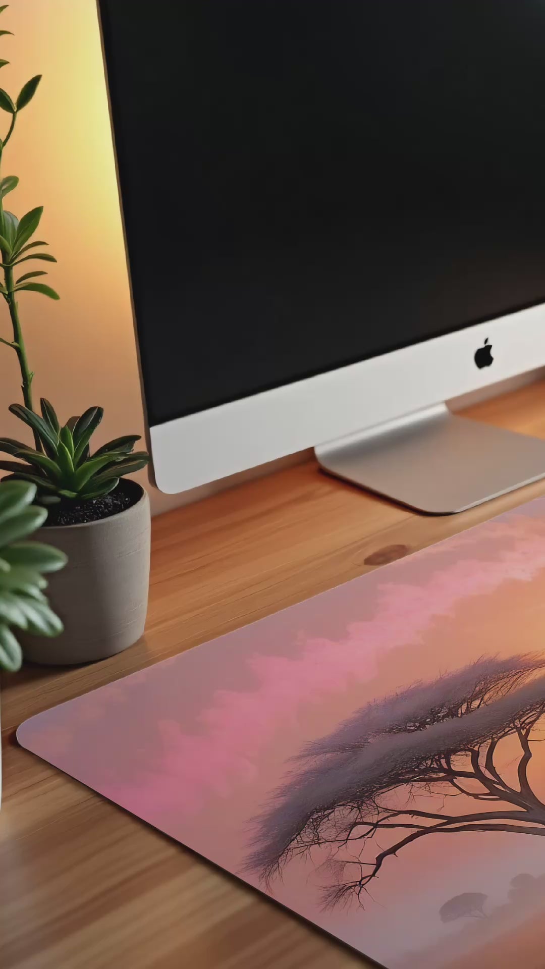 Sunset on the Serengeti Desk Pad Mouse Mat 90x40cm - image 3