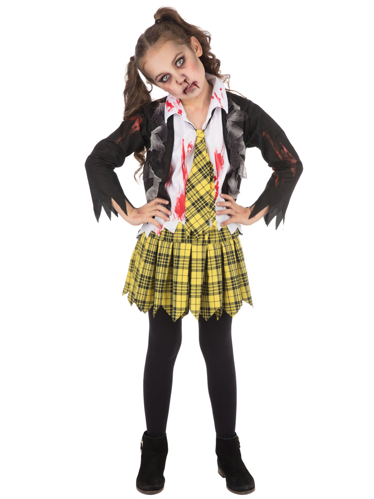 Zombie School Girl Child Costume