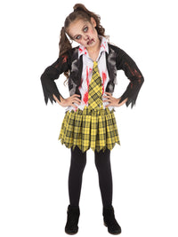 Zombie School Girl Child Costume
